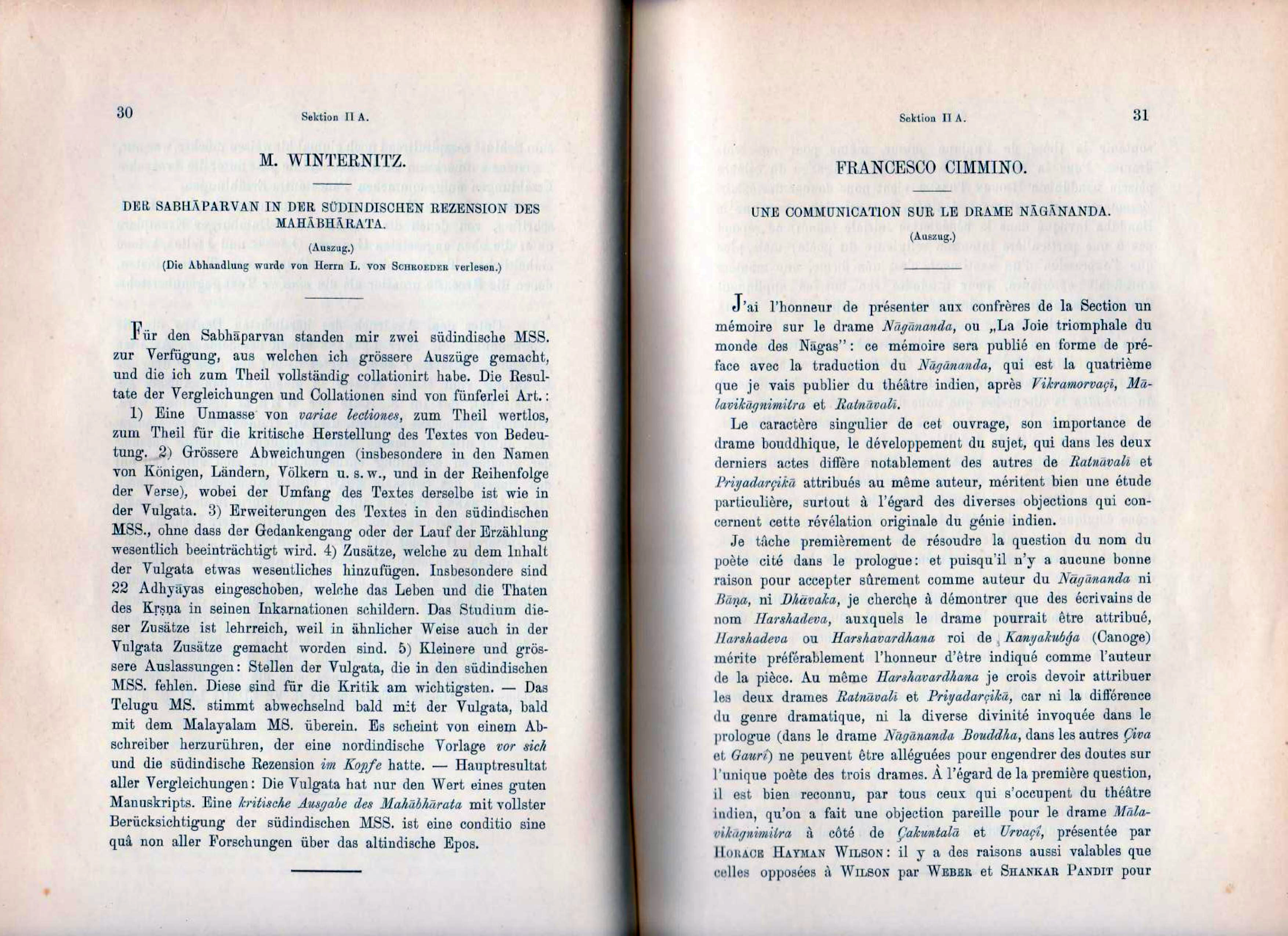 Une communication sur le drame Nagananda - Michele Cimmino (1902)