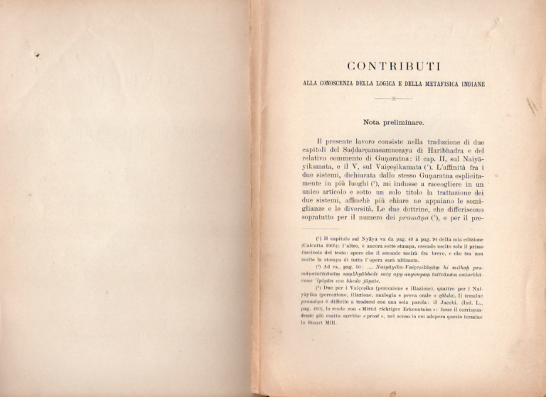 Contributi alla conoscenza della logica e della metafisica indiane - Luigi Suali (1907)